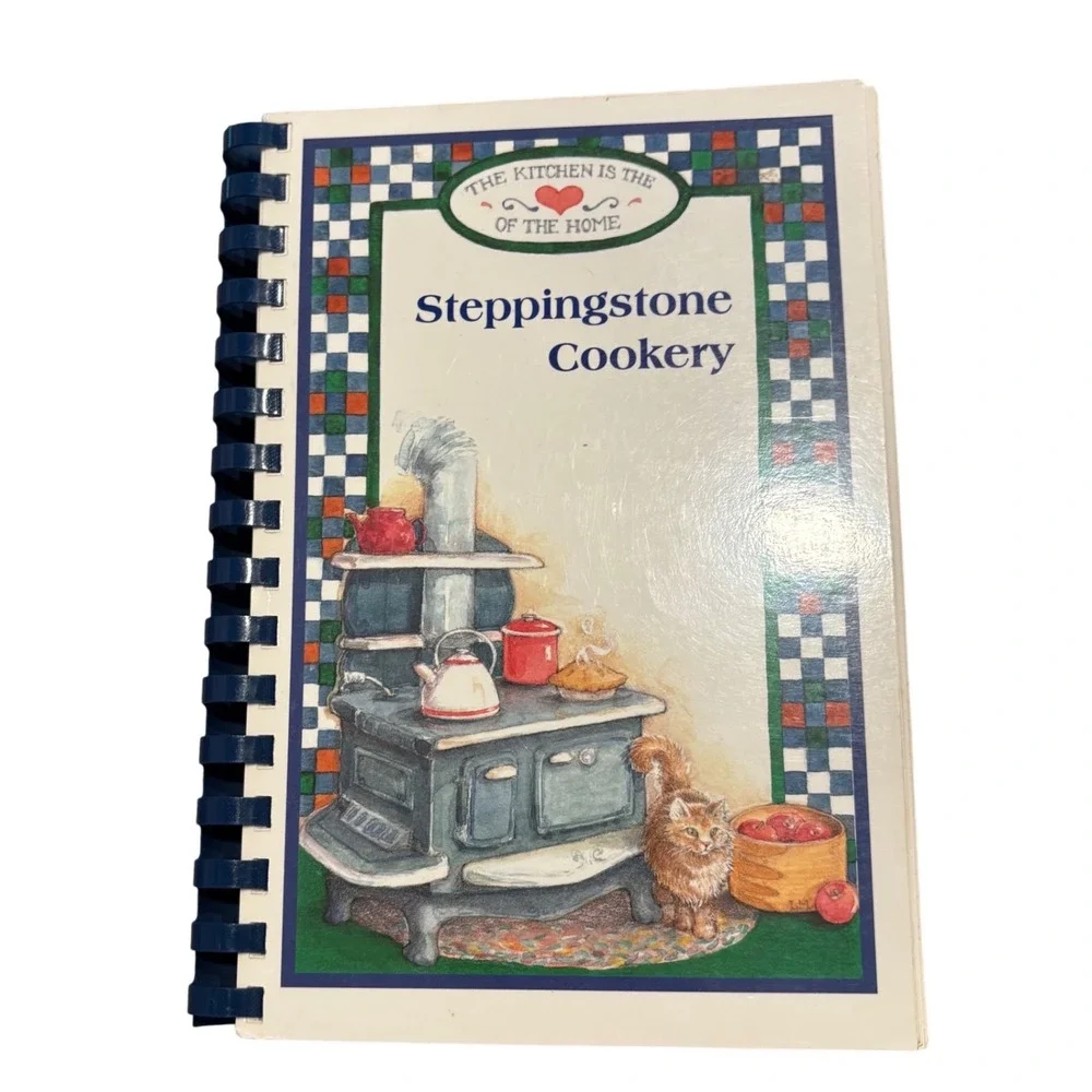 Vintage 1998 Steppingstone Cookery Maryland Spiral Community Cookbook